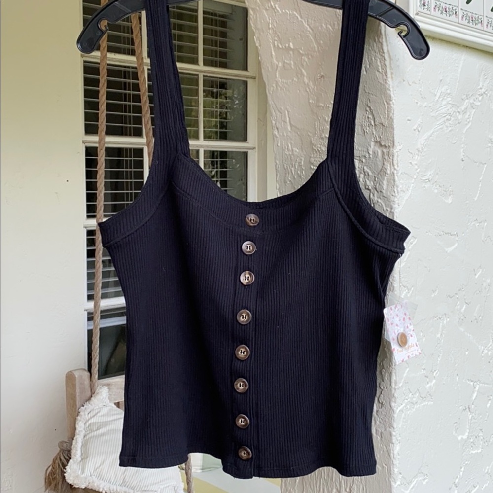 COPY - NWT Free People top-Blk. With gorg. Corozz…